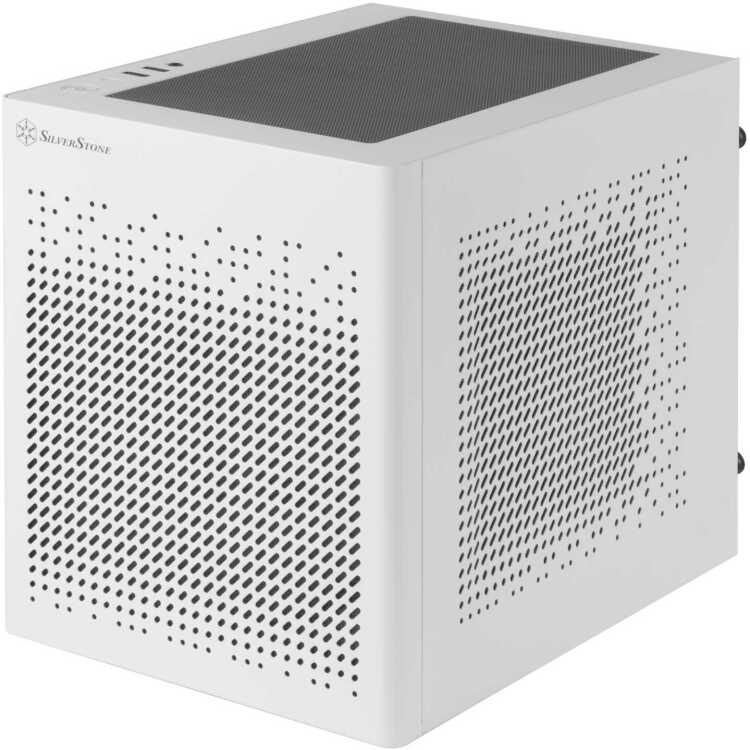 SilverStone SST-SG16W cube behuizing 2x USB-A 3.2 (5 Gbit/s), Audio