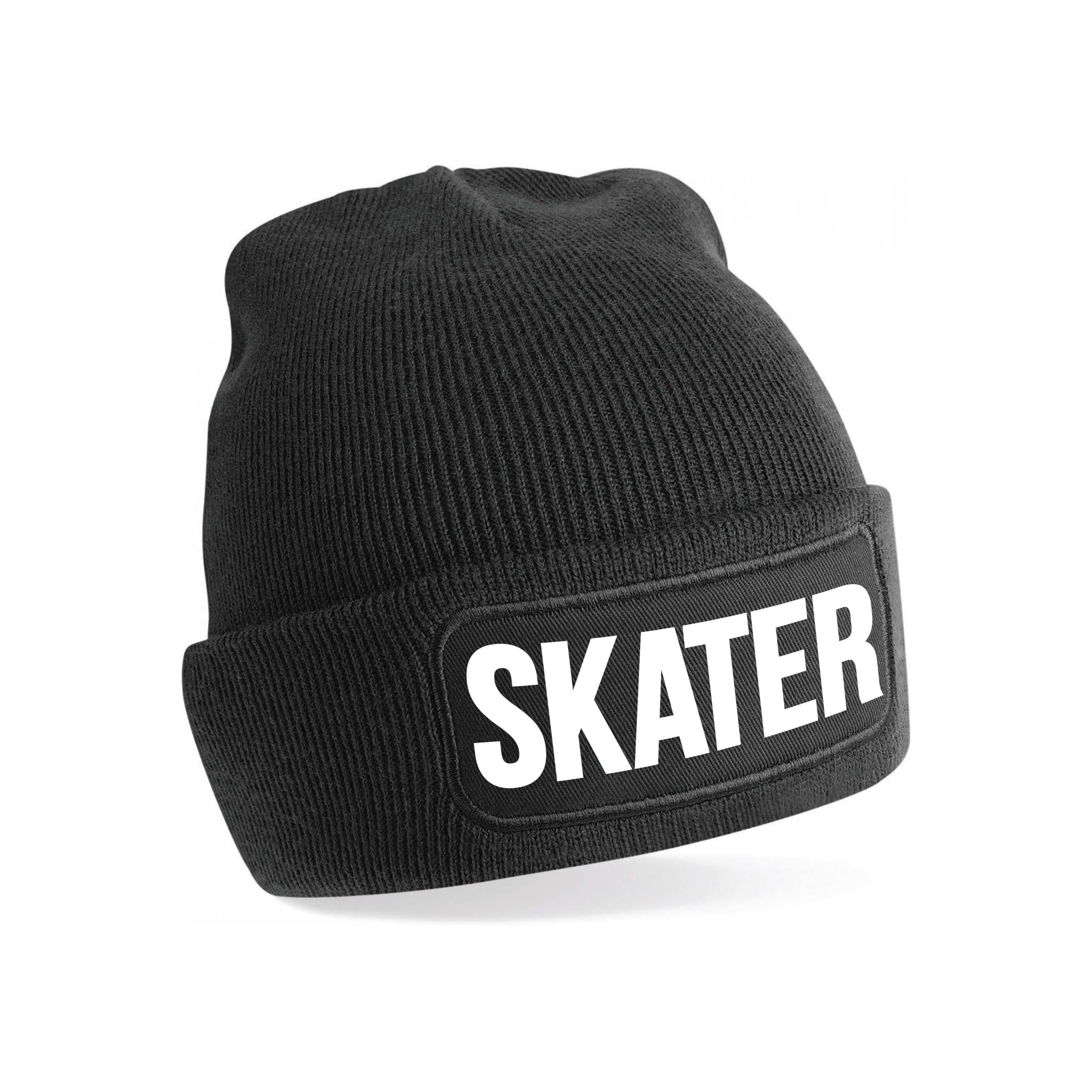 Muts skater zwart voor volwassenen - Winter accessoires -