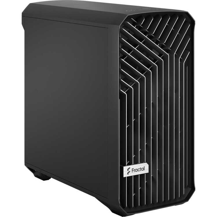 Fractal Design Torrent Compact Black Solid tower behuizing 2x USB-A 3.2 (5 Gbit/s), USB-C 3.2 (10 Gbit/s), 2x Audio