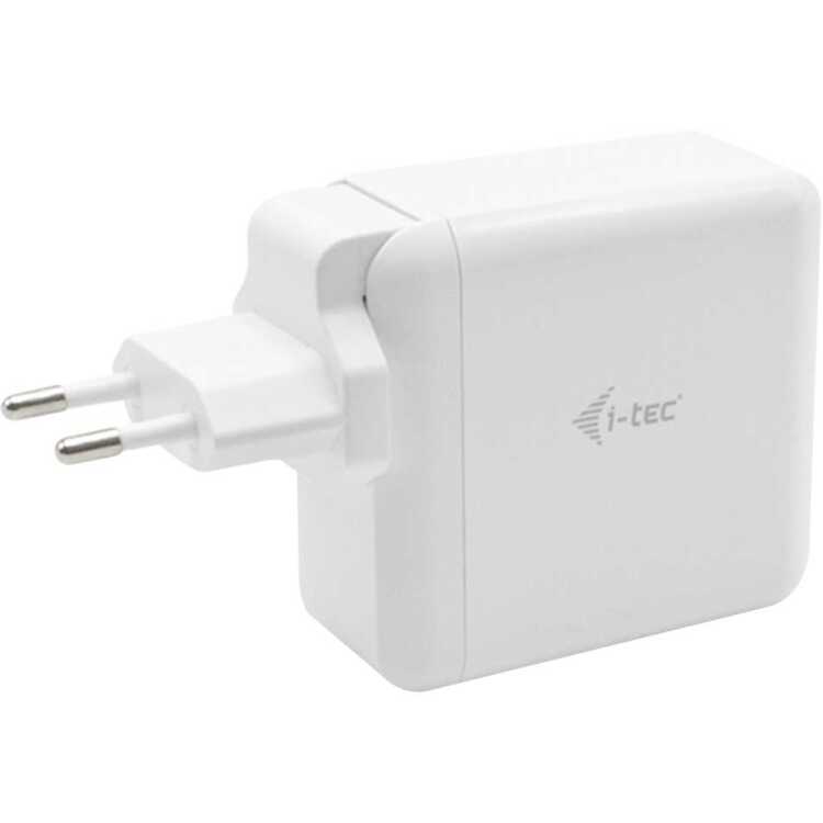 i-tec USB-C Travel Charger 60W+USB-A 18W oplader
