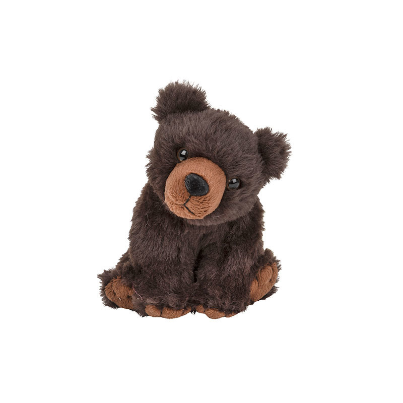 Pluche bruine Beer puppy knuffel van 12 cm -