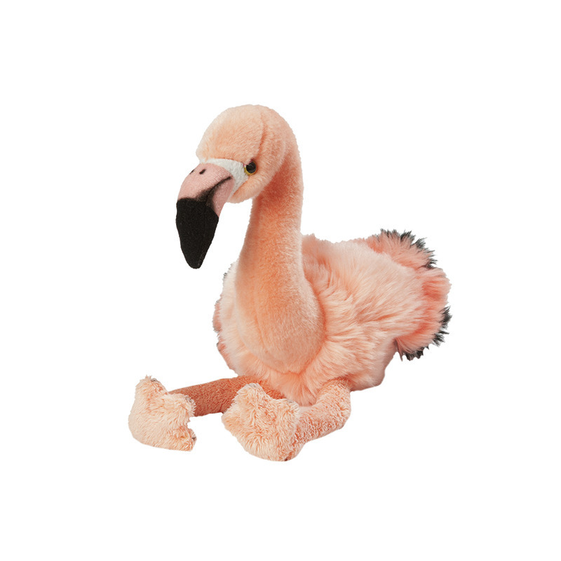 Pluche roze flamingo knuffel van 30 cm -