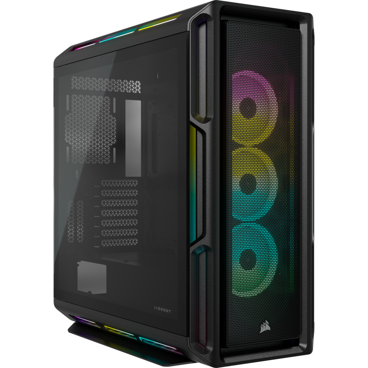 Corsair iCUE 5000T RGB tower behuizing 4x USB-A 3.2 (5 Gbit/s), USB-C 3.2 (5 Gbit/s), Audio, Window-kit