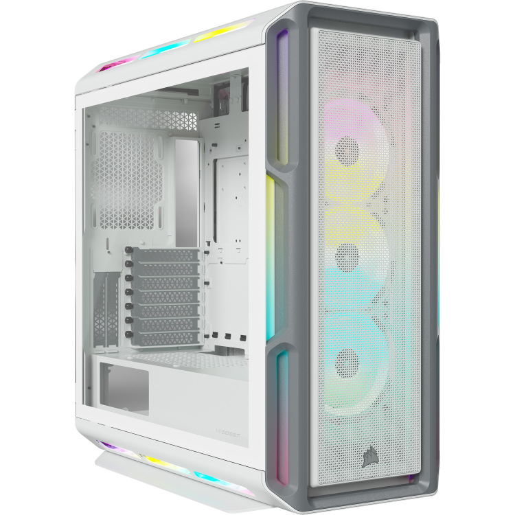 Corsair iCUE 5000T RGB tower behuizing 4x USB-A 3.2 (5 Gbit/s), USB-C 3.2 (5 Gbit/s), Audio, Window-kit