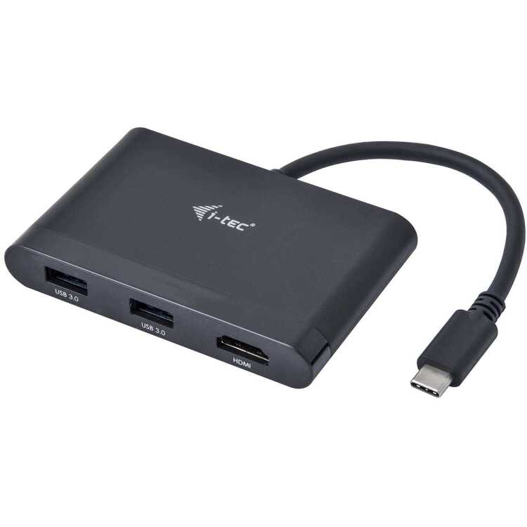 i-tec USB-C > HDMI PD/Data Travel usb-hub 0,13 meter