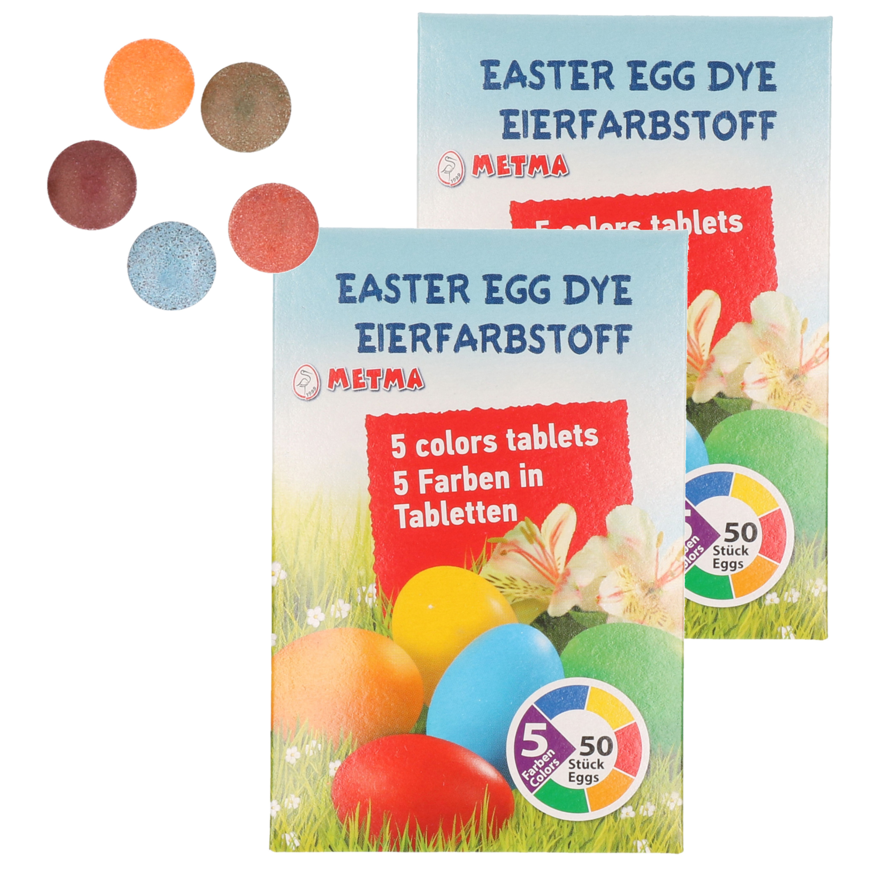Paasei verf kleurtabletten ca. 100 eieren -