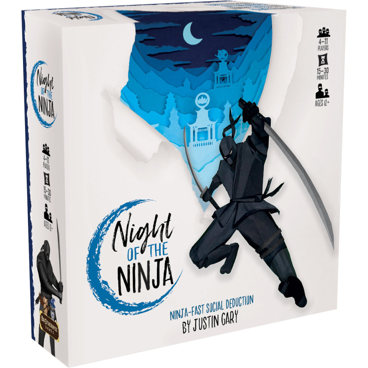 Asmodee Night Of The Ninja bordspel Engels, 4 - 11 spelers, 15 - 30 minuten, vanaf 12 jaar