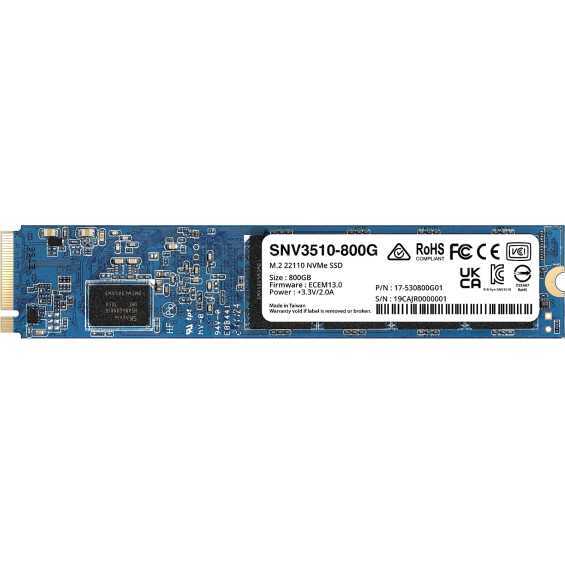 Synology SNV3510-800G ssd PCIe 3.0 x4, NVMe, M.2 22110