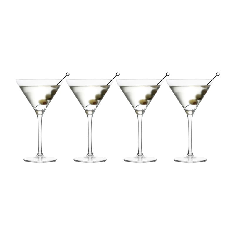 Martini glazen royal leerdam - 260 ml - set van 4