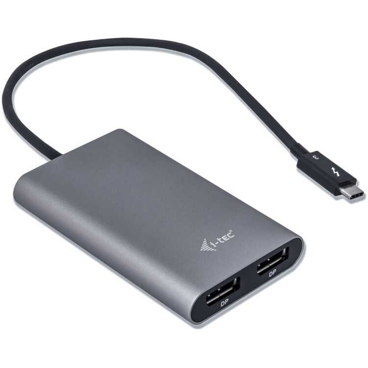 i-tec Thunderbolt 3 > Dual DisplayPort adapter 0,27 meter