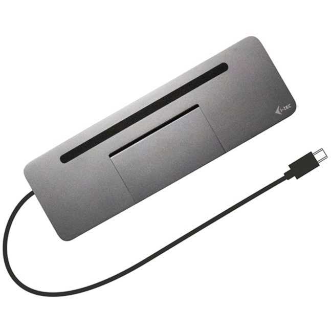 i-tec USB-C Metal Ergonomic 4K 3x Display dockingstation
