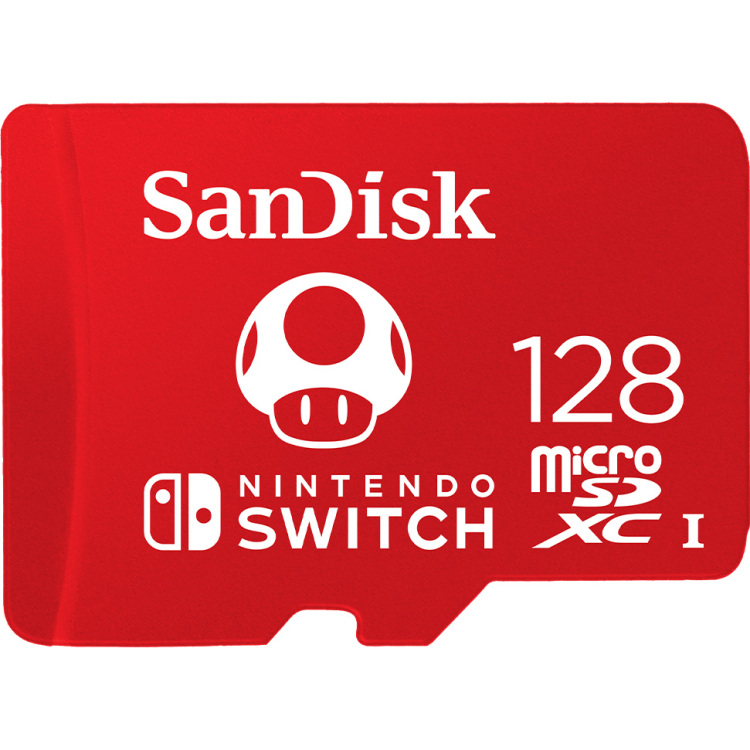 SanDisk MicroSDXC for Nintendo Switch, 128 GB geheugenkaart UHS-I U3, V30