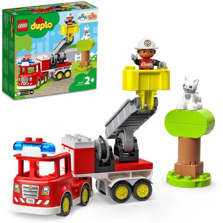 LEGO DUPLO - Brandweerwagen constructiespeelgoed 10969
