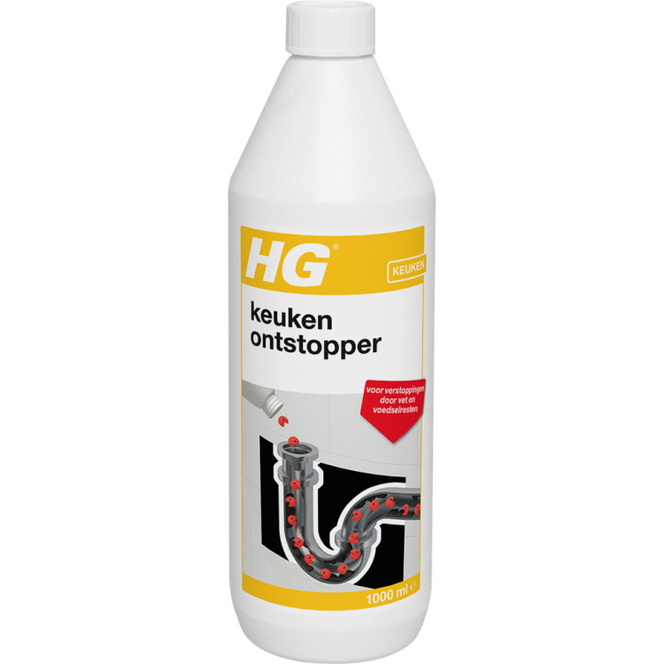 HG Keukenontstopper 1l reinigingsmiddel