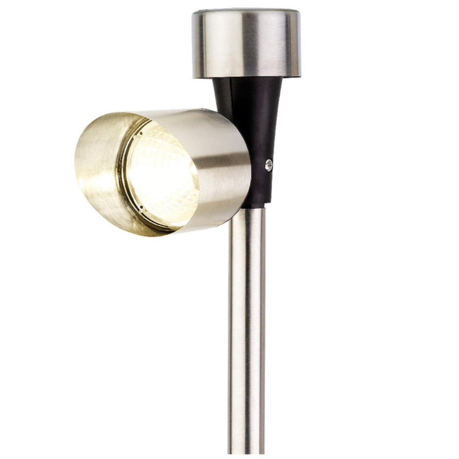 Solar spotlight/tuinpad verlichting op zonne-energie 23 cm -