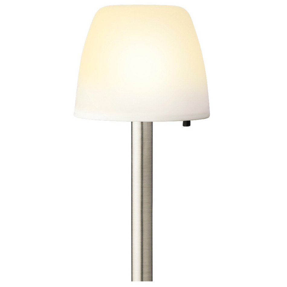 Solar tuinlamp/prikspot schemerlamp op zonne-energie 28 cm -