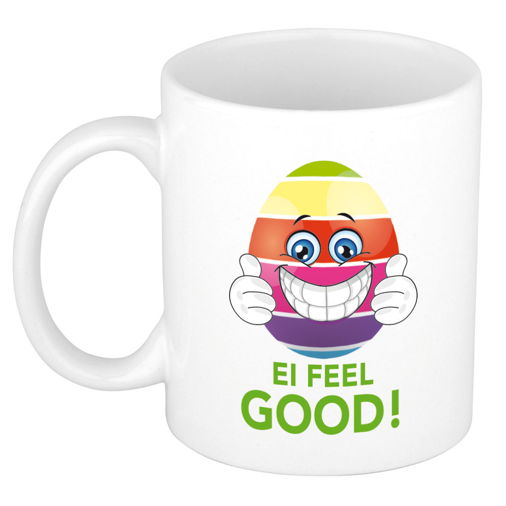 Ei feel good mok/ beker - Pasen mokken -