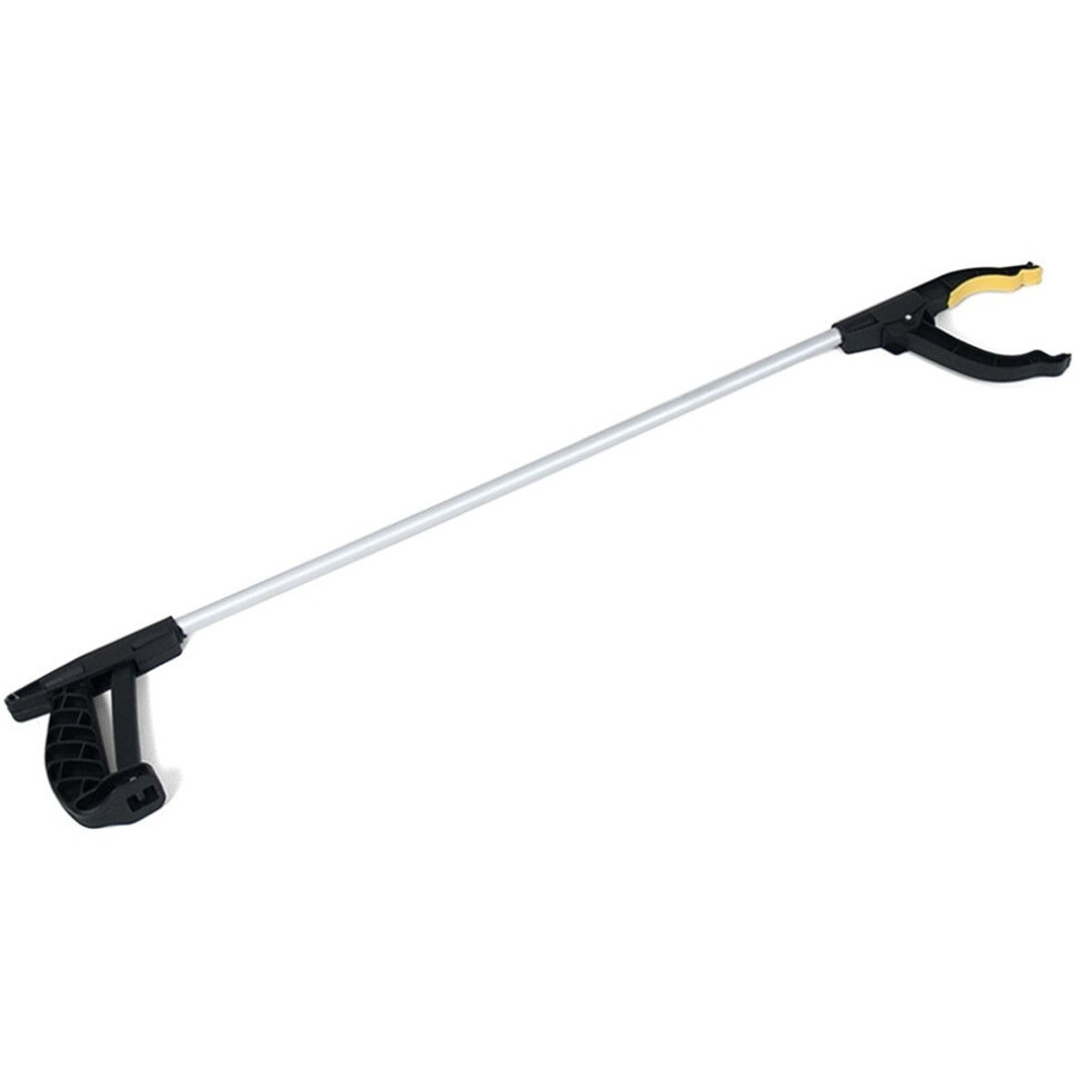 Zwerfvuilgrijper/afvalgrijper zwart 76 cm van kunststof -
