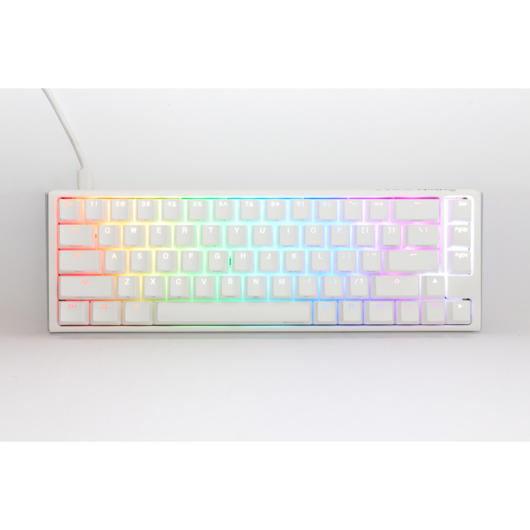 Ducky One 3 Classic Pure White SF toetsenbord RGB led, Double-shot PBT, Hot-swappable, QUACK Mechanics, 65%