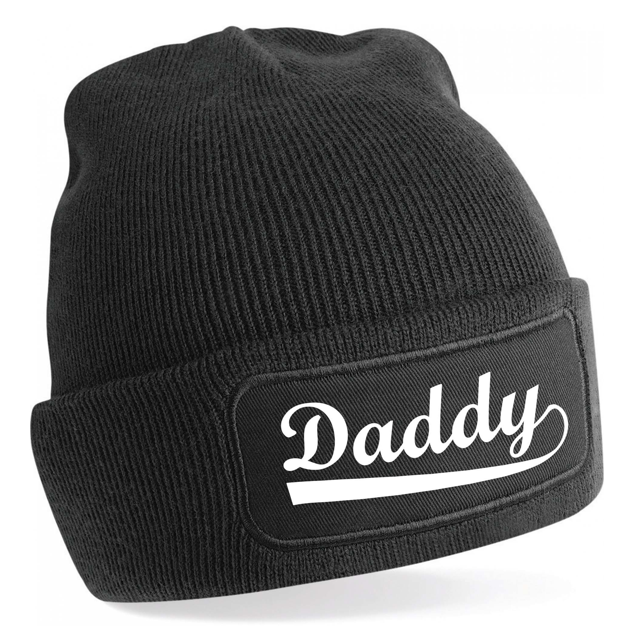 Muts daddy zwart voor heren - Winter cadeau papa/ vader One size -