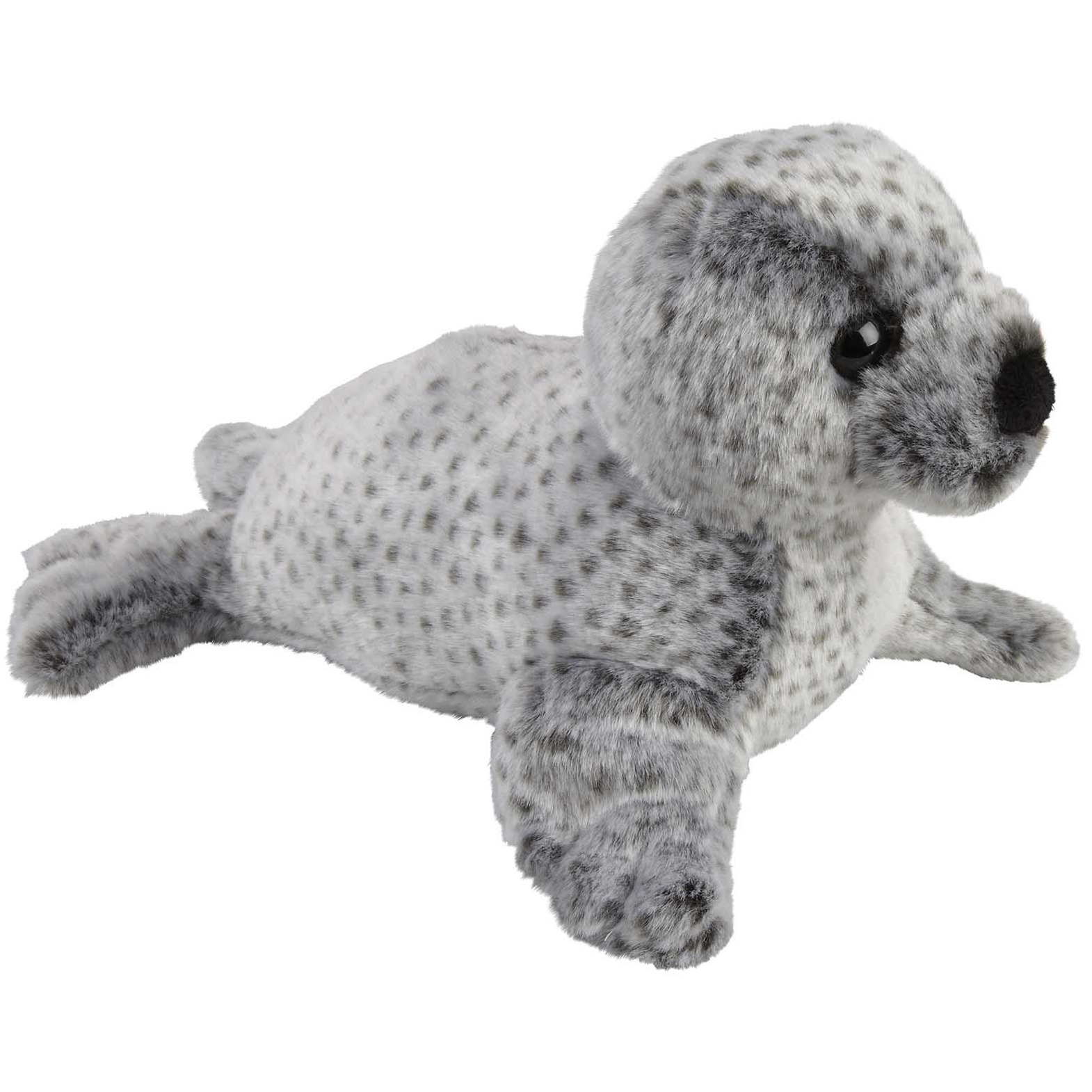 Pluche knuffel dieren grijze Zeehond pup van 35 cm -