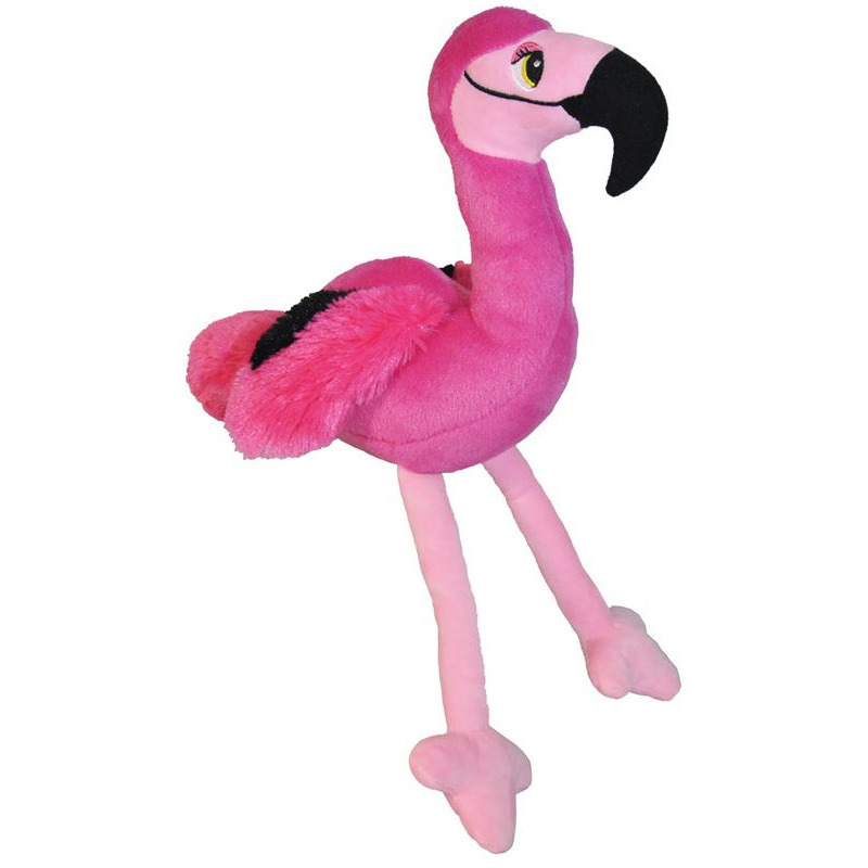 Pluche speelgoed knuffeldier Flamingo - 20 cm - Roze - Dieren/Vogels knuffels - Cadeau voor kinderen -