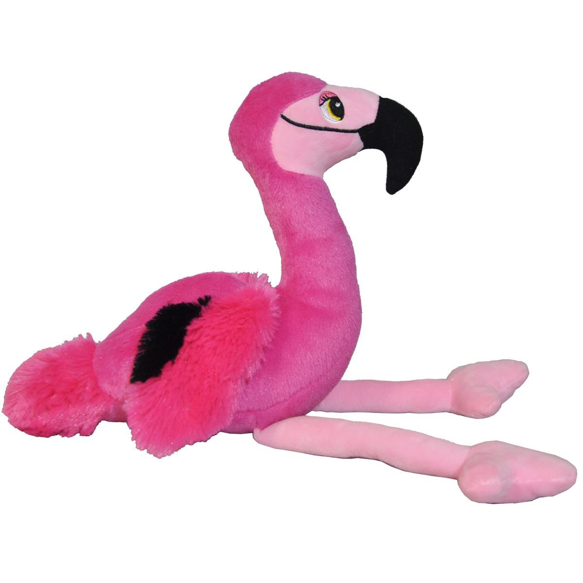 Pluche speelgoed knuffeldier Flamingo van 24 cm -