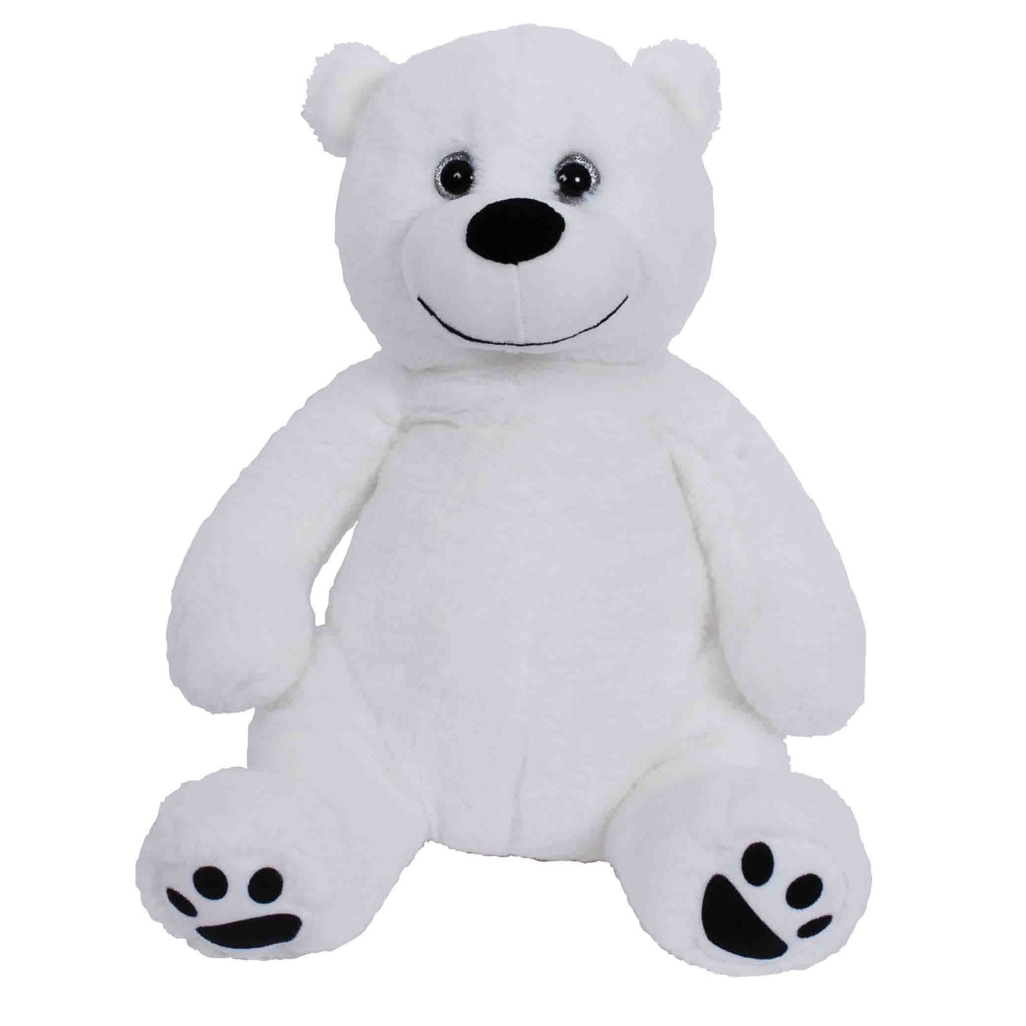Pluche speelgoed knuffeldier IJsbeer van 35 cm -