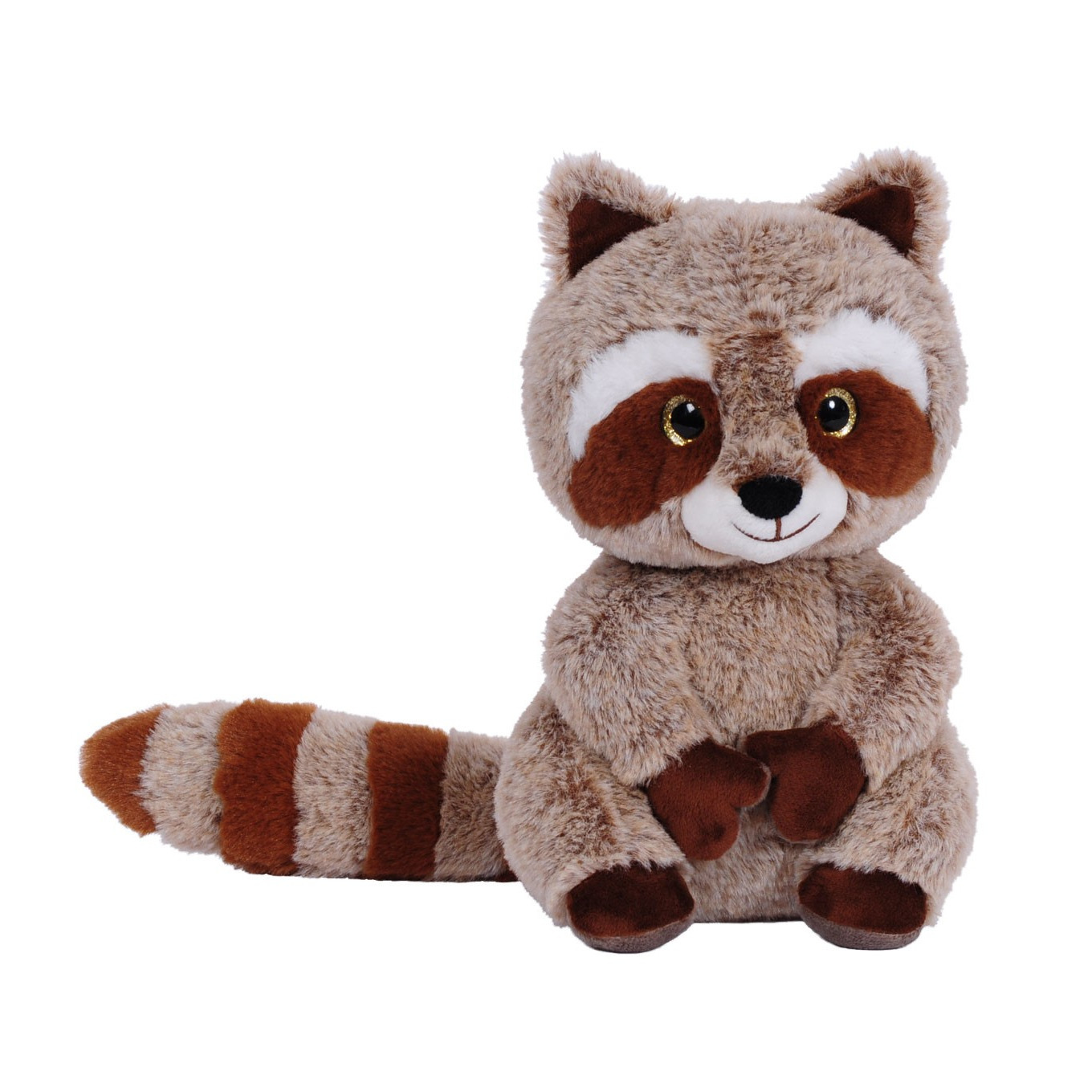 Pluche speelgoed knuffeldier Wasbeer - 24 cm - Wasberen knuffels -