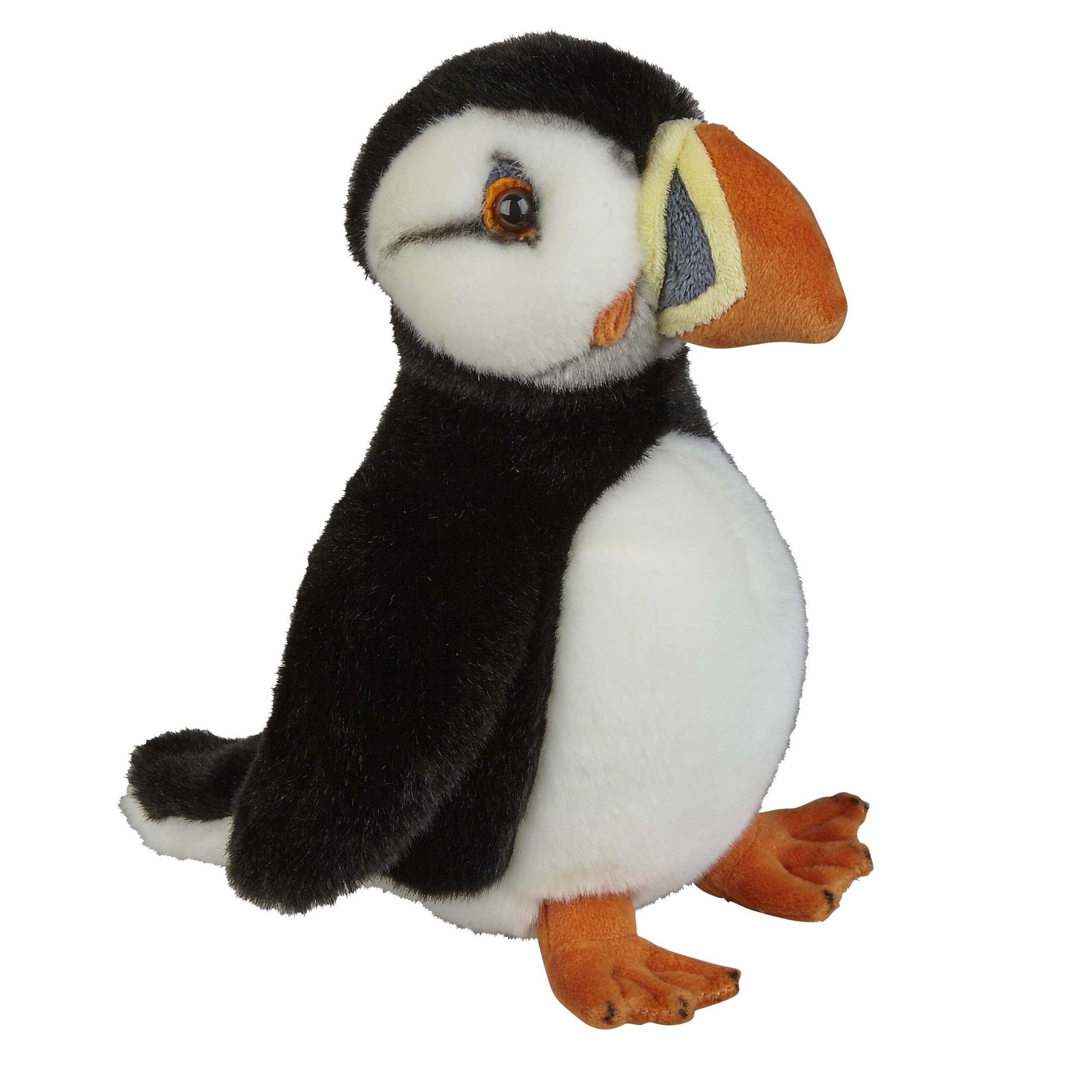 Pluche knuffel dier Papegaaiduiker vogel - 32 cm - Speelgoed knuffels zeevogels -