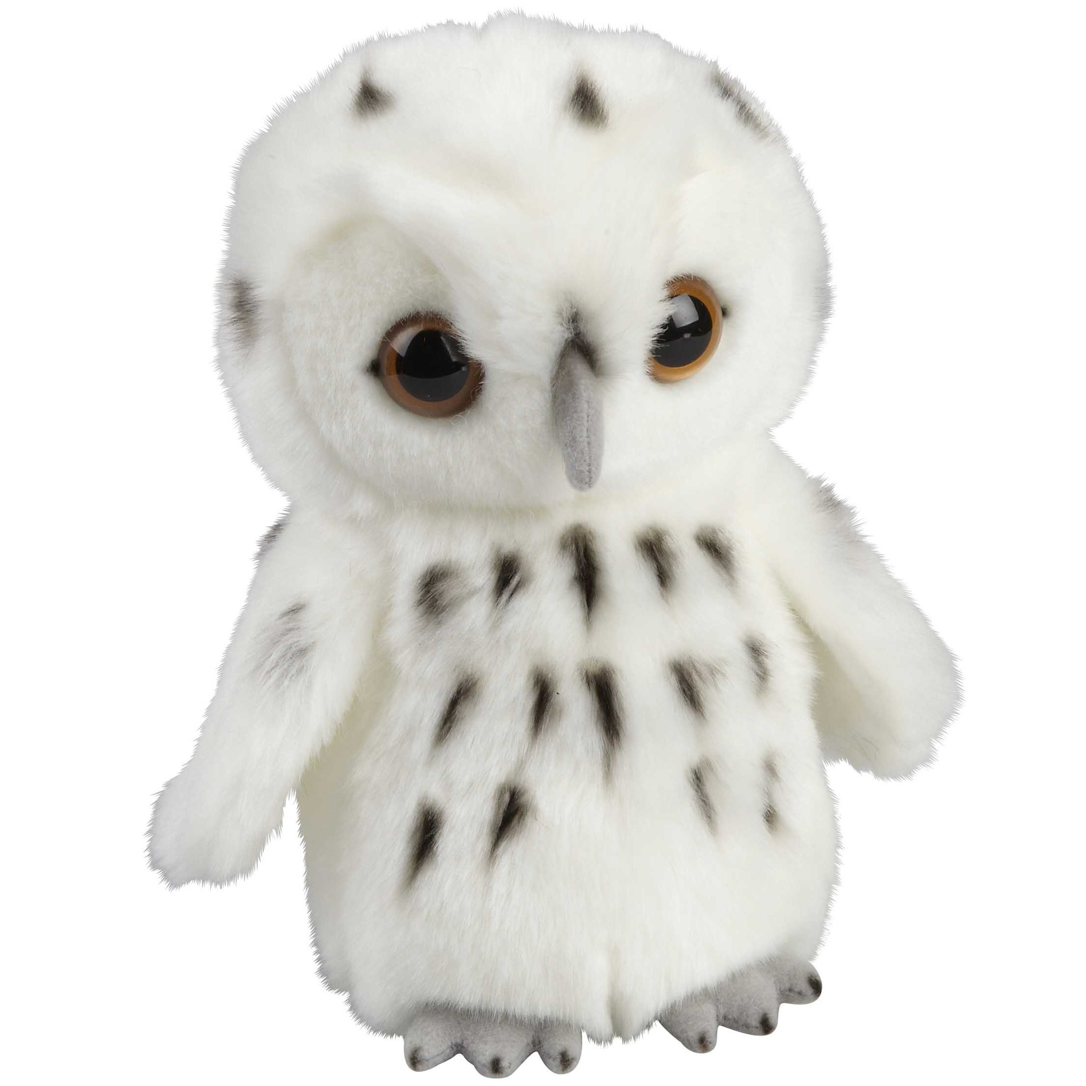 Pluche knuffel dieren Sneeuwuil vogel van 18 cm -