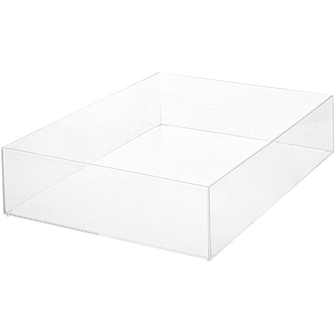 Sieraden/make-up houder/box rechthoek 38,5 x 8,5 cm van kunststof -
