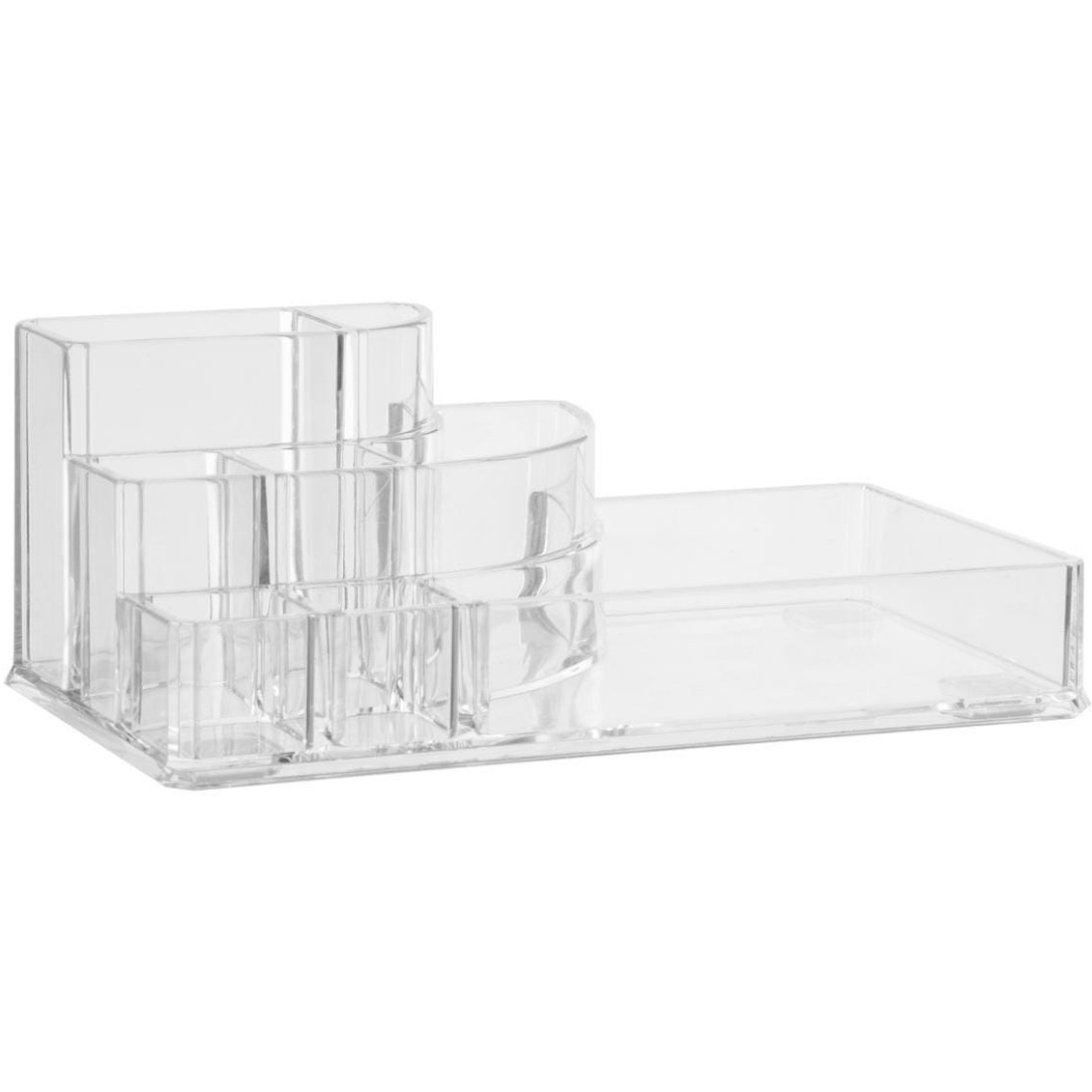 Make-up organizer 9 vakken rechthoek 17,5 x 9,5 cm van kunststof -