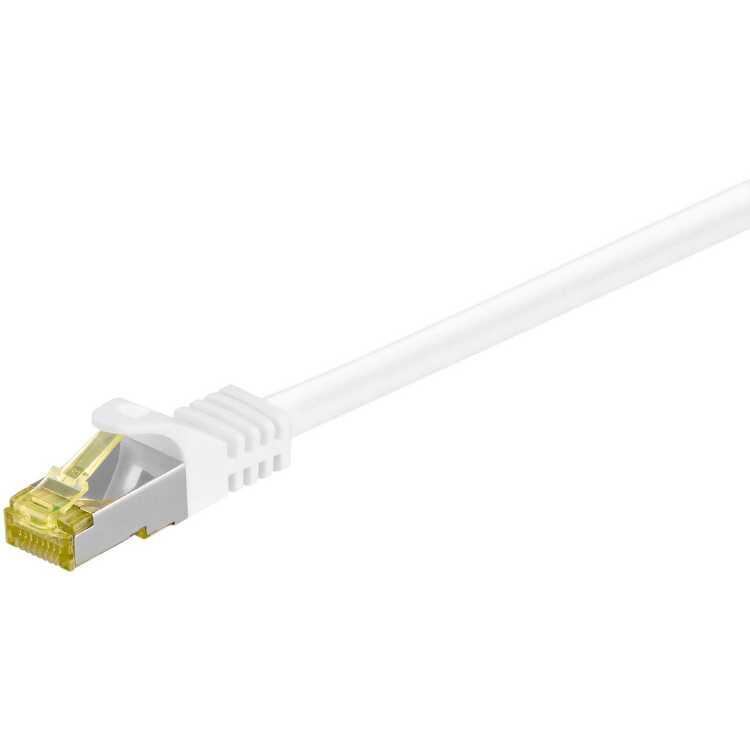 goobay Patchkabel RJ-45 S/FTP met Cat.7 kabel 1,5 meter, Ruwe kabel