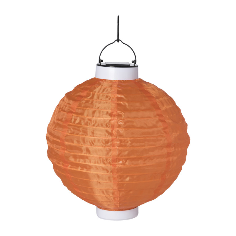 Solar tuinlampion - oranje - ø25 cm