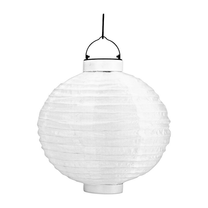 Solar tuinlampion - wit - ø25 cm