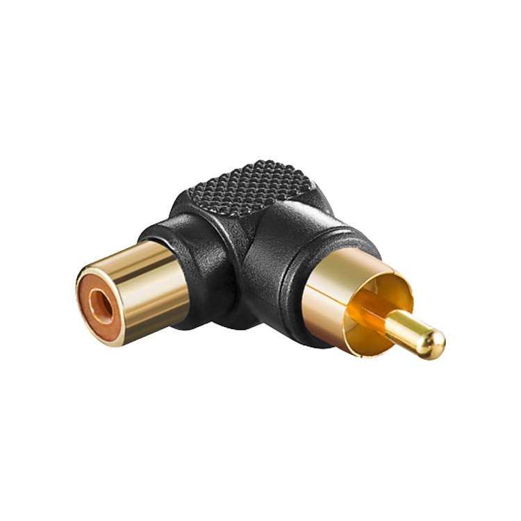 goobay Adapter RCA > RCA adapter 90º hoek