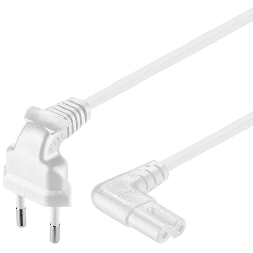 goobay Eurostekker > C7 90° kabel 1 meter