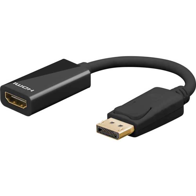 goobay DisplayPort - HDMI 1.2 adapter 0,1 meter