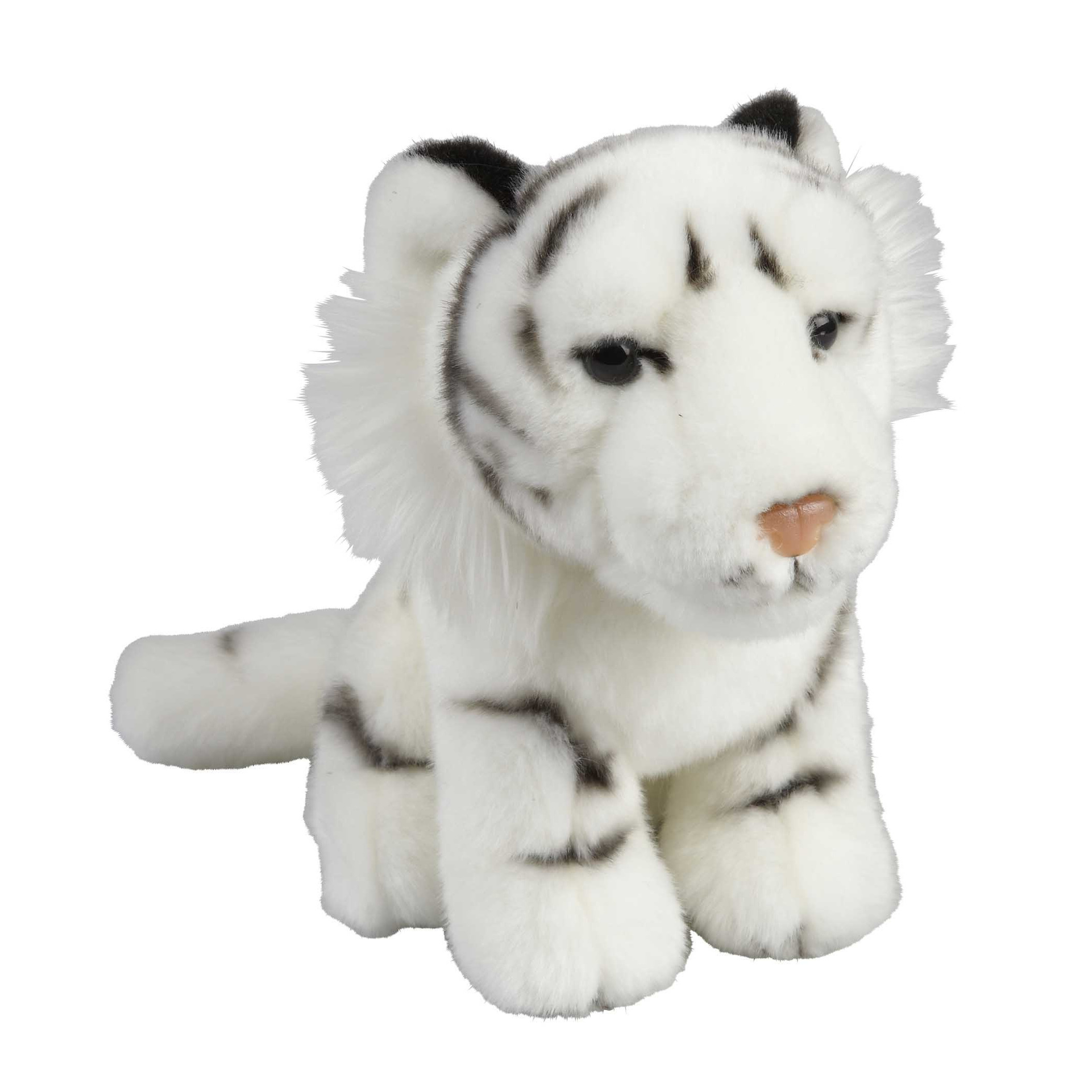 Pluche knuffel dieren Witte Tijger 18 cm -