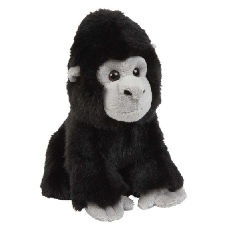 Pluche knuffel dieren Gorilla aap 18 cm -