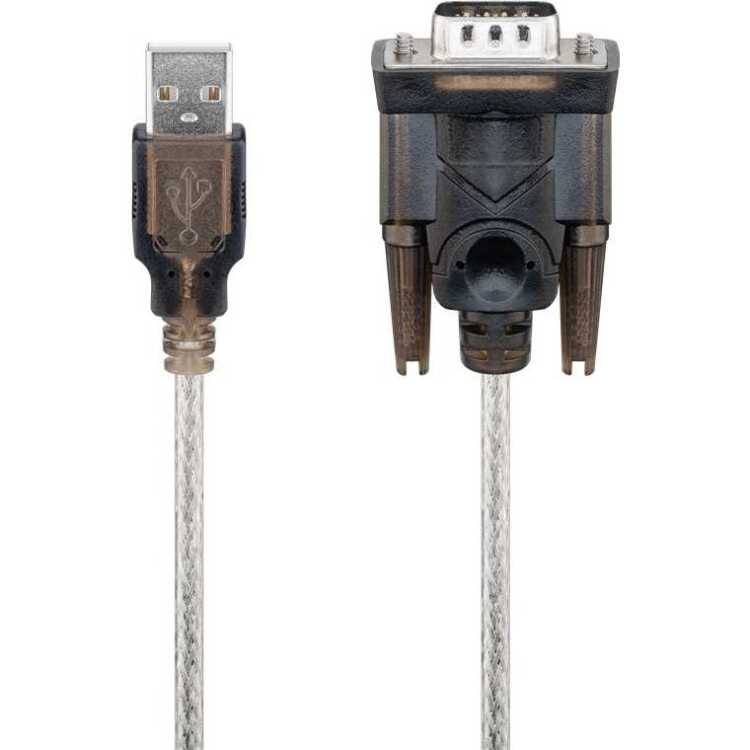 goobay USB-A > seriële RS232 converter kabel 1,5 meter