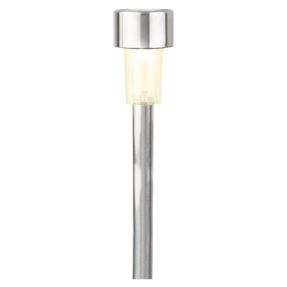 Lumineo Solar tuinlampen - 1x stuks - prikspots op zonne-energie - 24 cm -