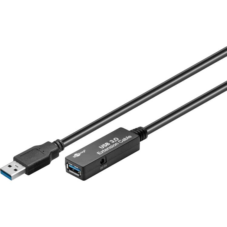 goobay Repeater USB 3.0 verlengkabel 5 meter