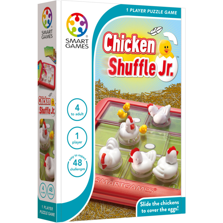 SmartGames Chicken Shuffle Jr. leerspel Nederlands, 1 speler, Vanaf 4 jaar, 48 opdrachten