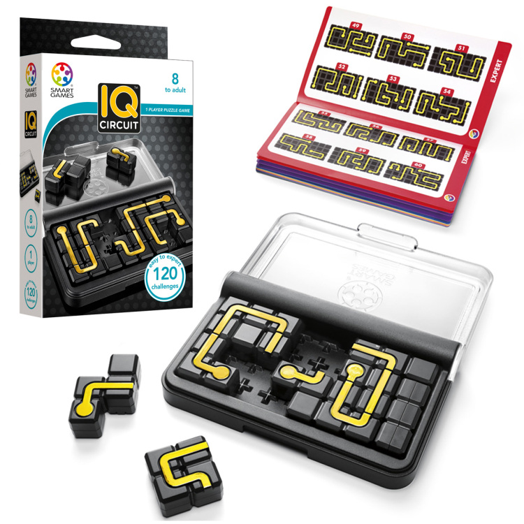 SmartGames IQ Circuit bordspel Nederlands, 1 speler, Vanaf 8 jaar, 120 opdrachten