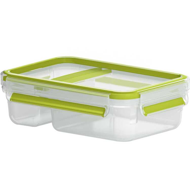 Emsa Clip & Go Yoghurtbox 0,6 L lunchbox met "buighoek" en deksel