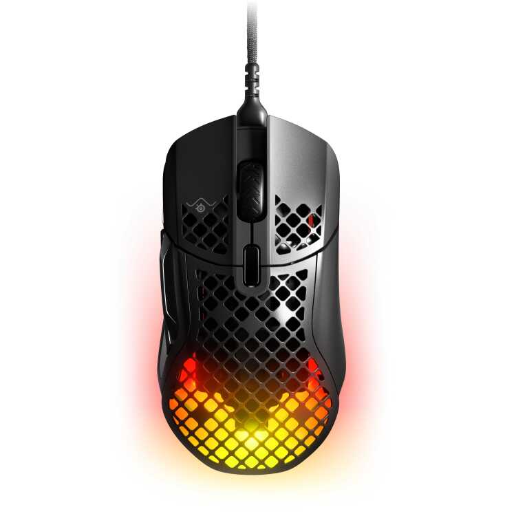 SteelSeries Aerox 5 gaming muis 18.000 dpi, RGB leds