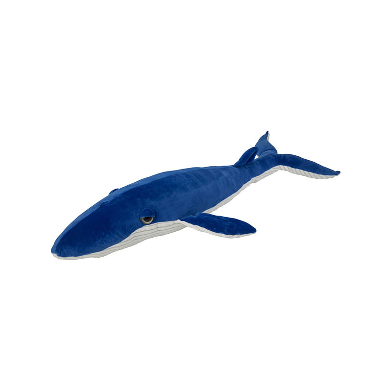 Pluche blauwe vinvis - walvis knuffel - 95 cm - walvissen knuffels -