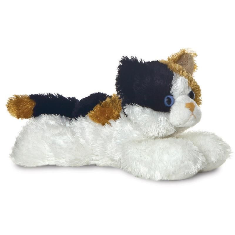Aurora Pluche kat/poes knuffel - 20 cm - Katten knuffels -